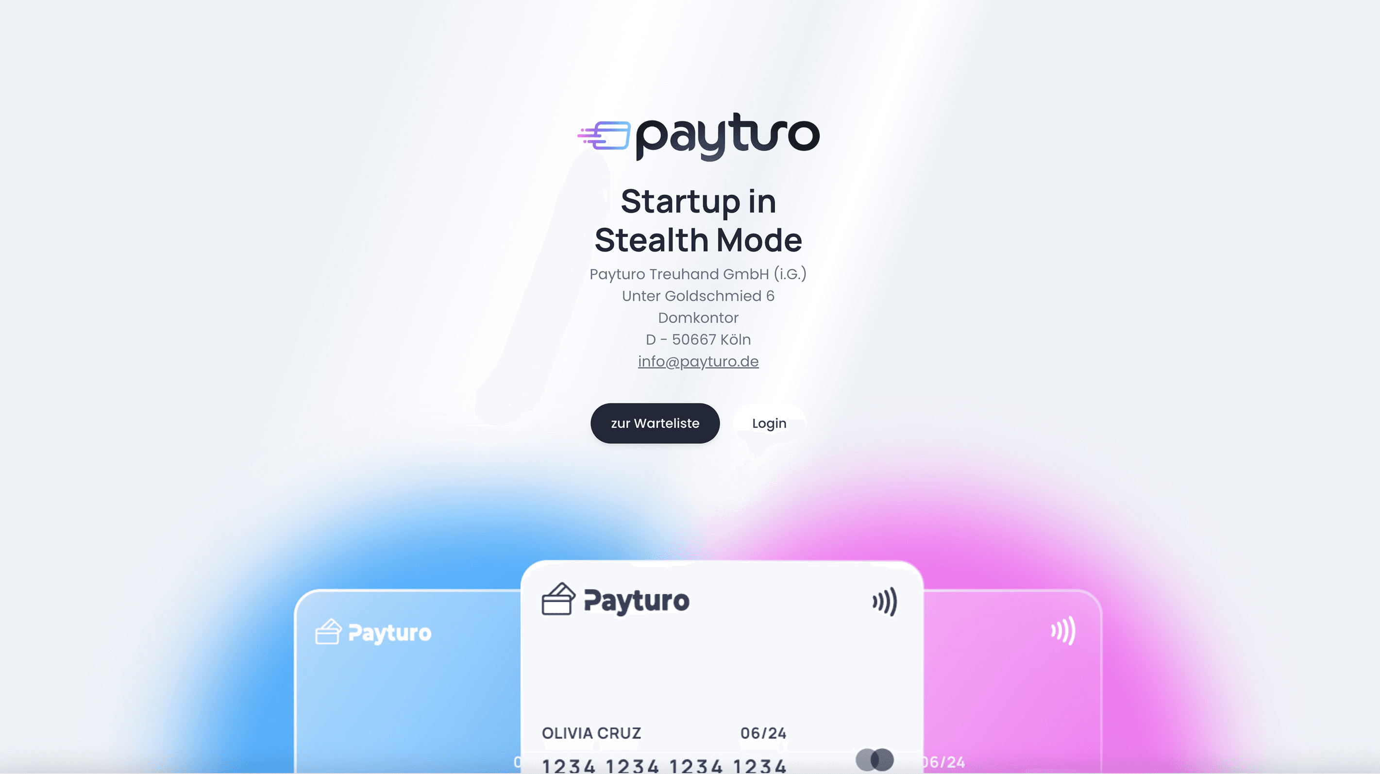 PAYTURO App - Bezahle Rechnungen mit Kreditkarte